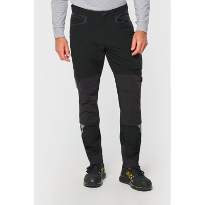 Recycled multi pocket light weight stretch trousers